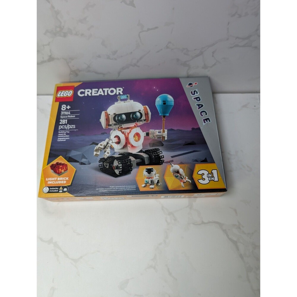 LEGO Creator 31164 Space Robot 3-in-1 Light Brick Sealed Retired Set